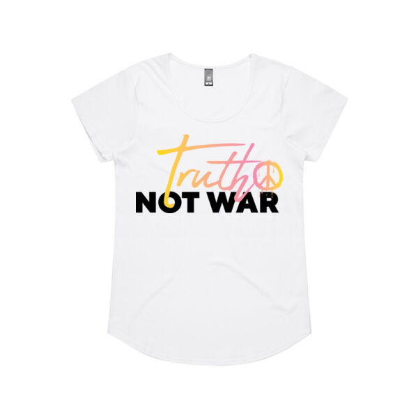 Truth Not War Peace Scoop Neck Tee Thumbnail