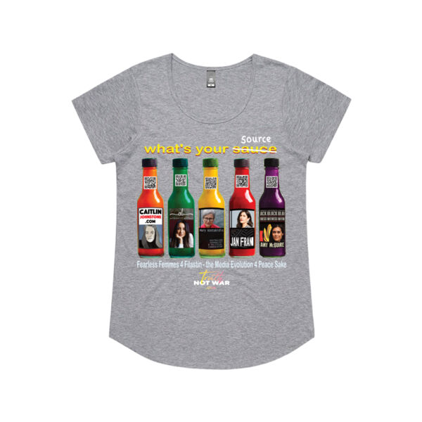 What's Your Source - Femmes 4 Filastin Scoop Neck Tee Thumbnail