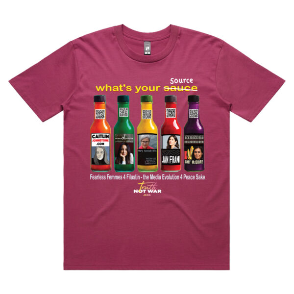 PALESTINE FUNDRAISER Tee Fearless Femmes 4 Filastin AUS Thumbnail