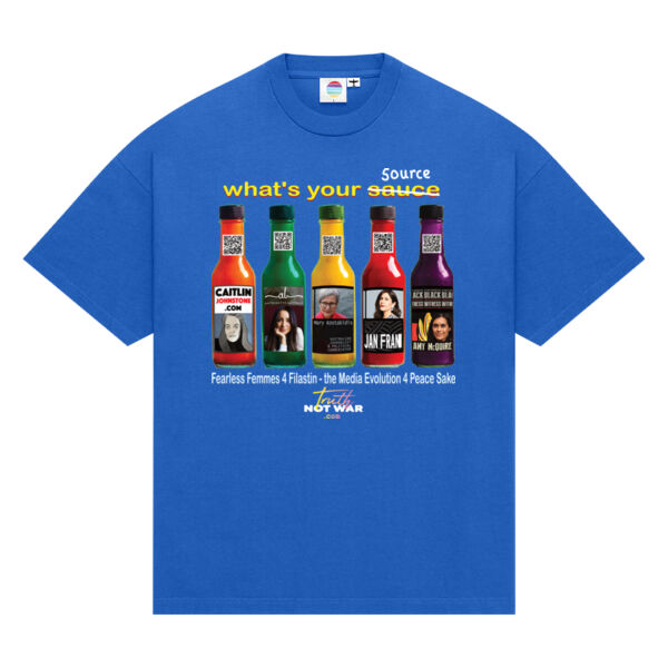 What's Your Source - Femmes 4 Filastin Colour Plane Heavy Tee  Thumbnail